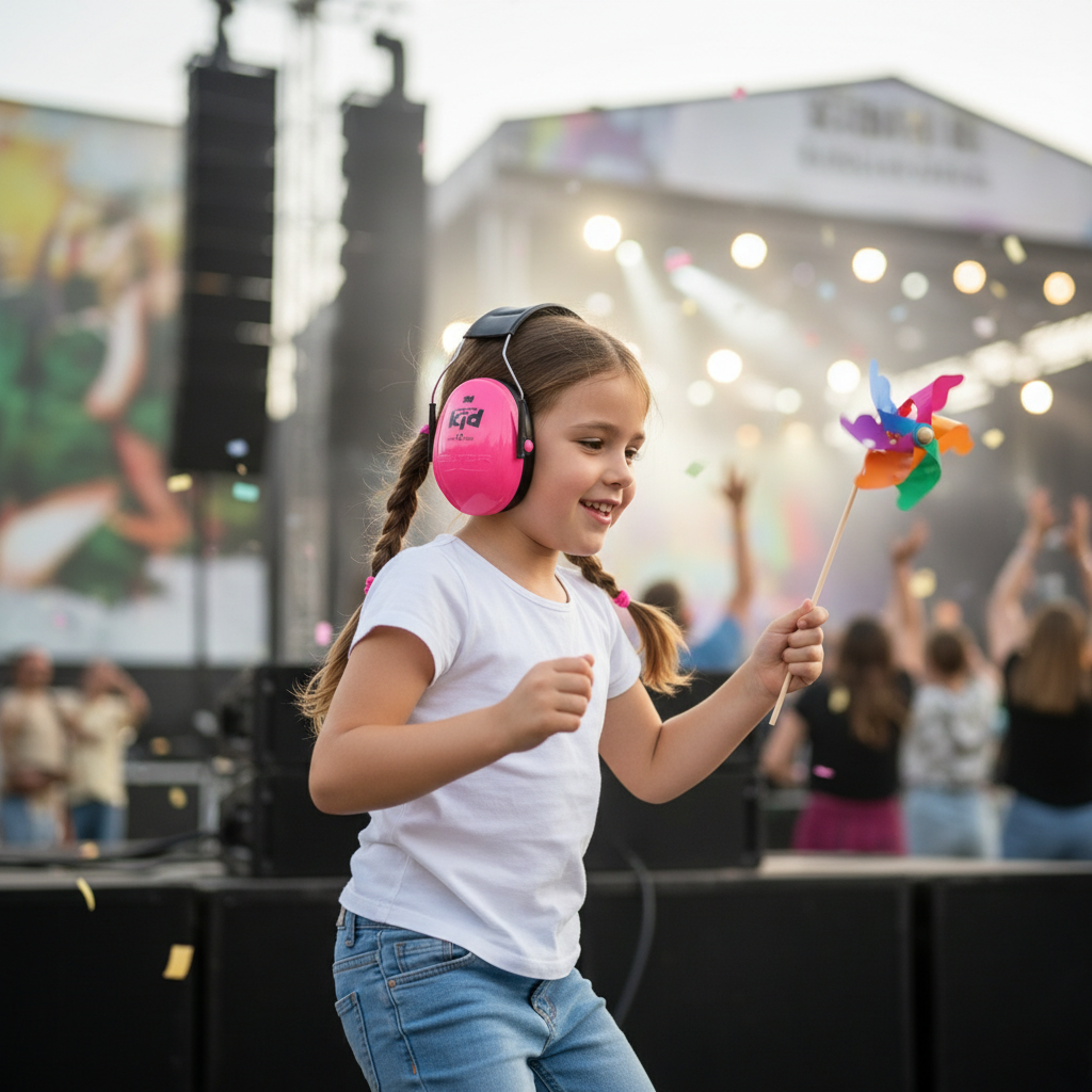 3M Peltor Kid Casque antibruit avec arceau - Rose