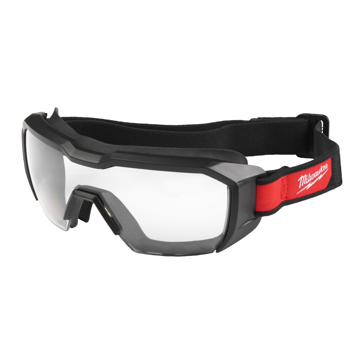 Milwaukee Lunettes-masque compactes à profil bas ventilées - Transparent