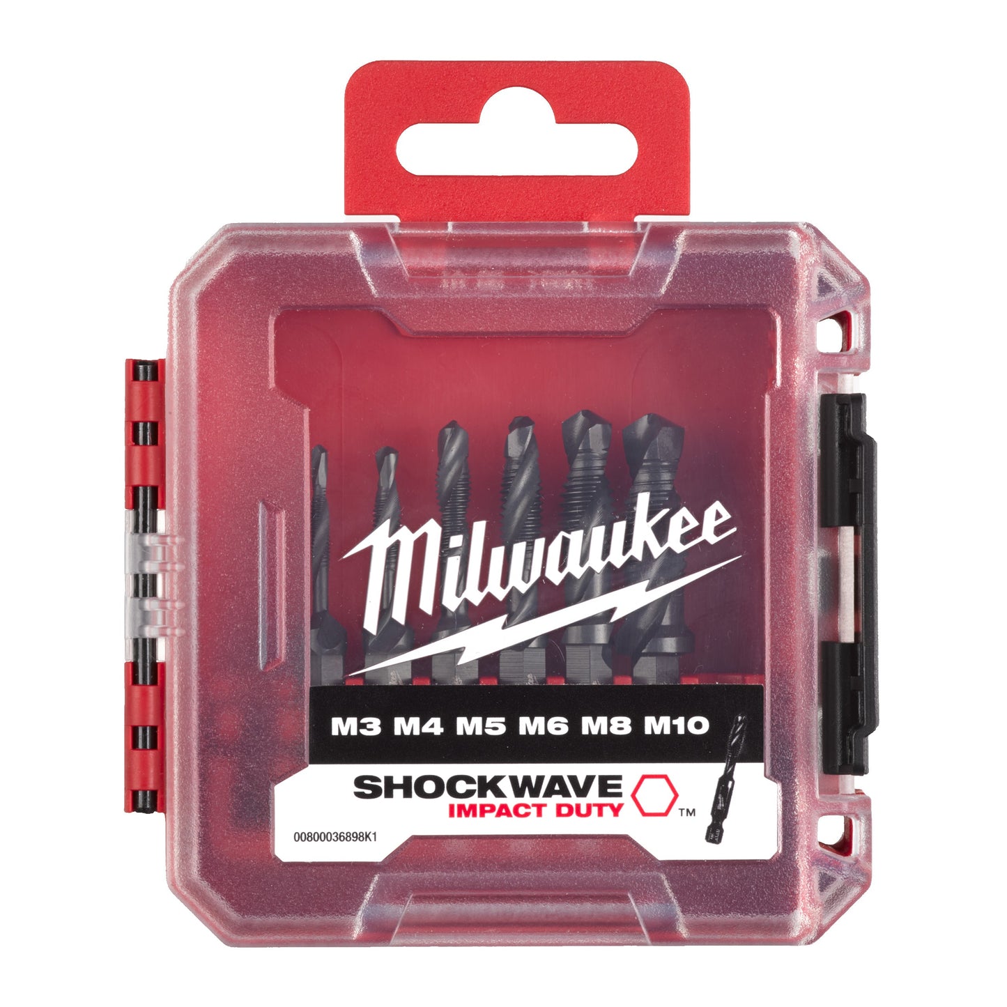 Milwaukee Jeu combiné de forets-tarauds HSS-G 1/4\" - 6 pièces