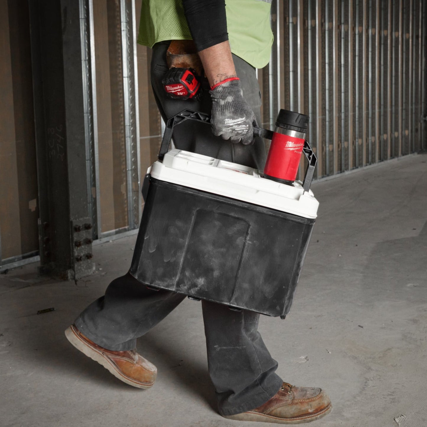 Milwaukee PACKOUT bouteille 355 ml avec bouchon à gorgée - rouge