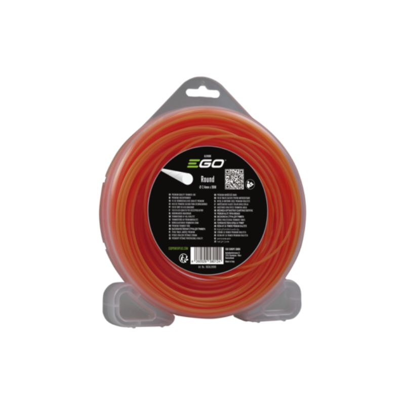 EGO AL2490R Fil nylon 2,4 mm rond - 90 mètres