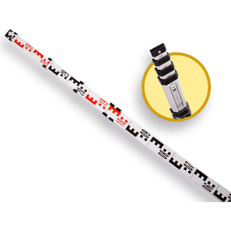 NESTLE Mire télescopique de nivellement - 124 - 500 cm