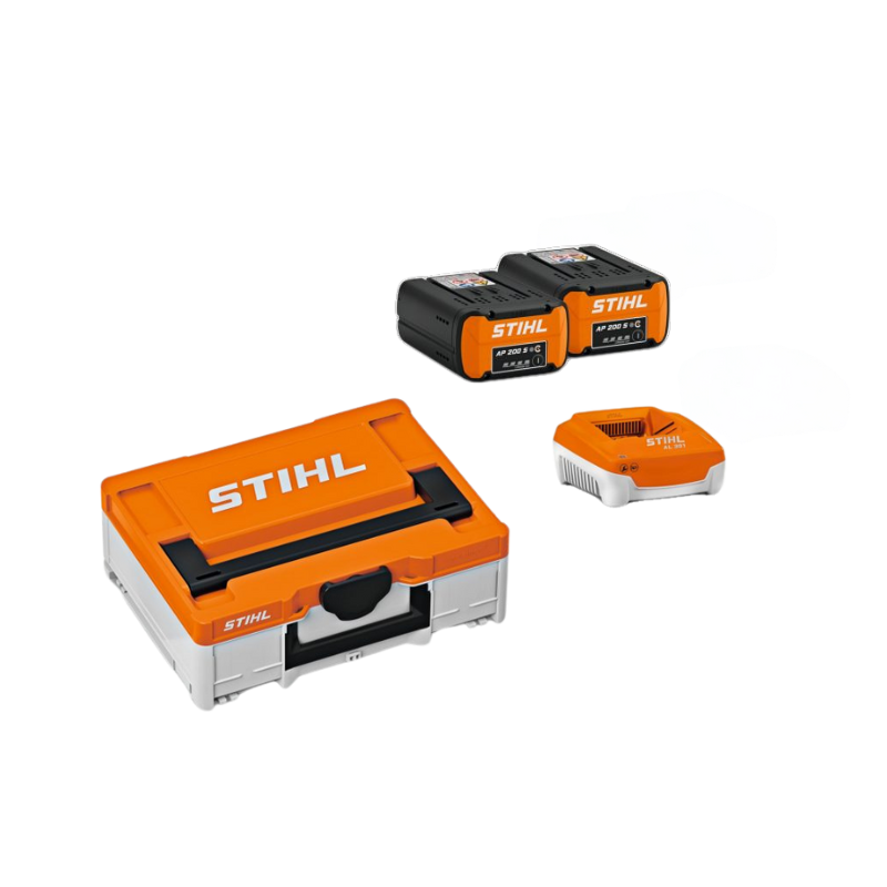 STIHL Power Box BASIC avec 2 batteries AP 200 S et chargeur rapide AL 301