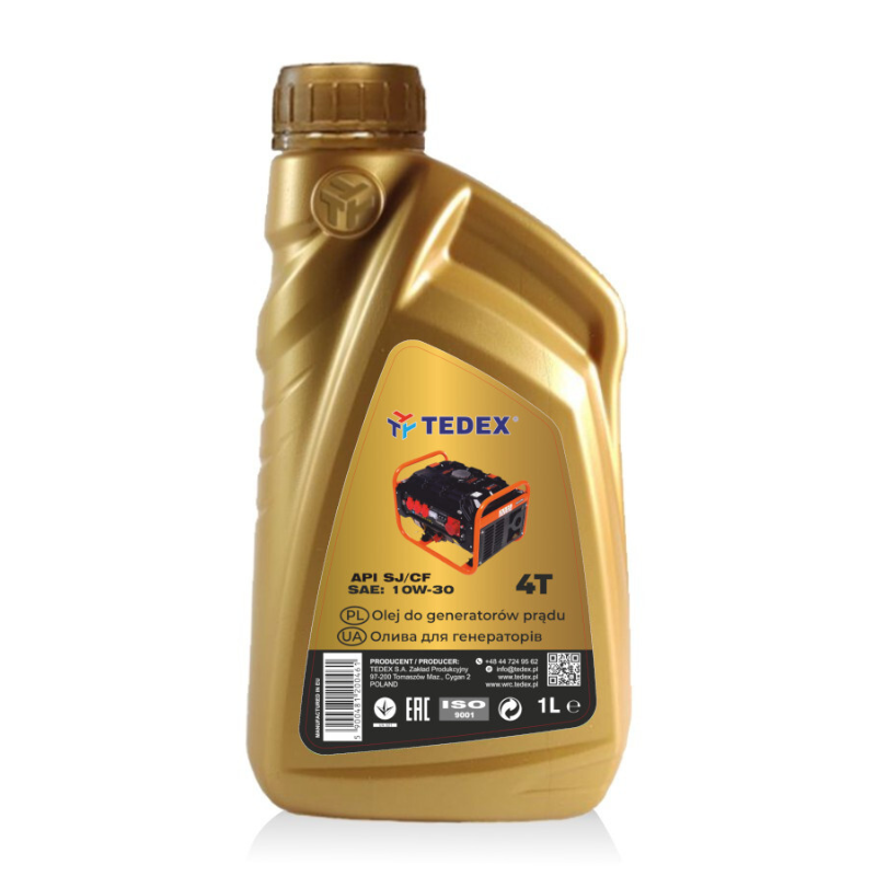 Huile Tedex pour groupes électrogènes - 1 litre