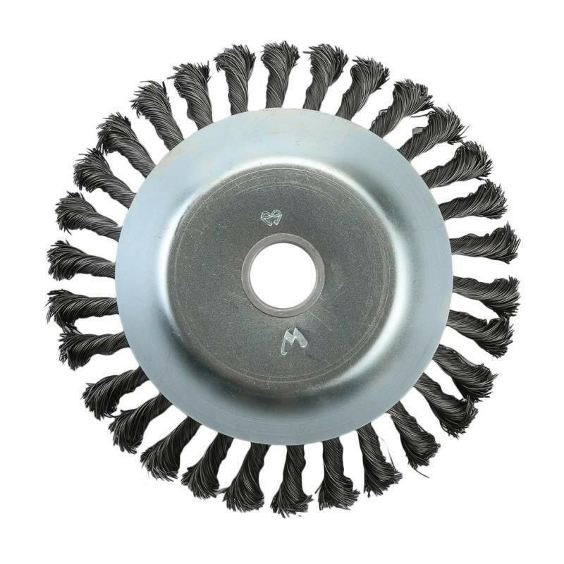 AgroTech Brosse désherbeuse en acier Ø20 cm - 20 / 25,4 mm