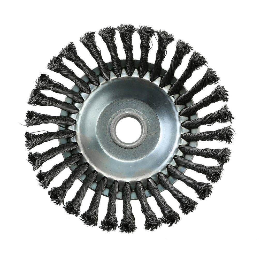 AgroTech Brosse désherbeuse en acier Ø20 cm - 20 / 25,4 mm