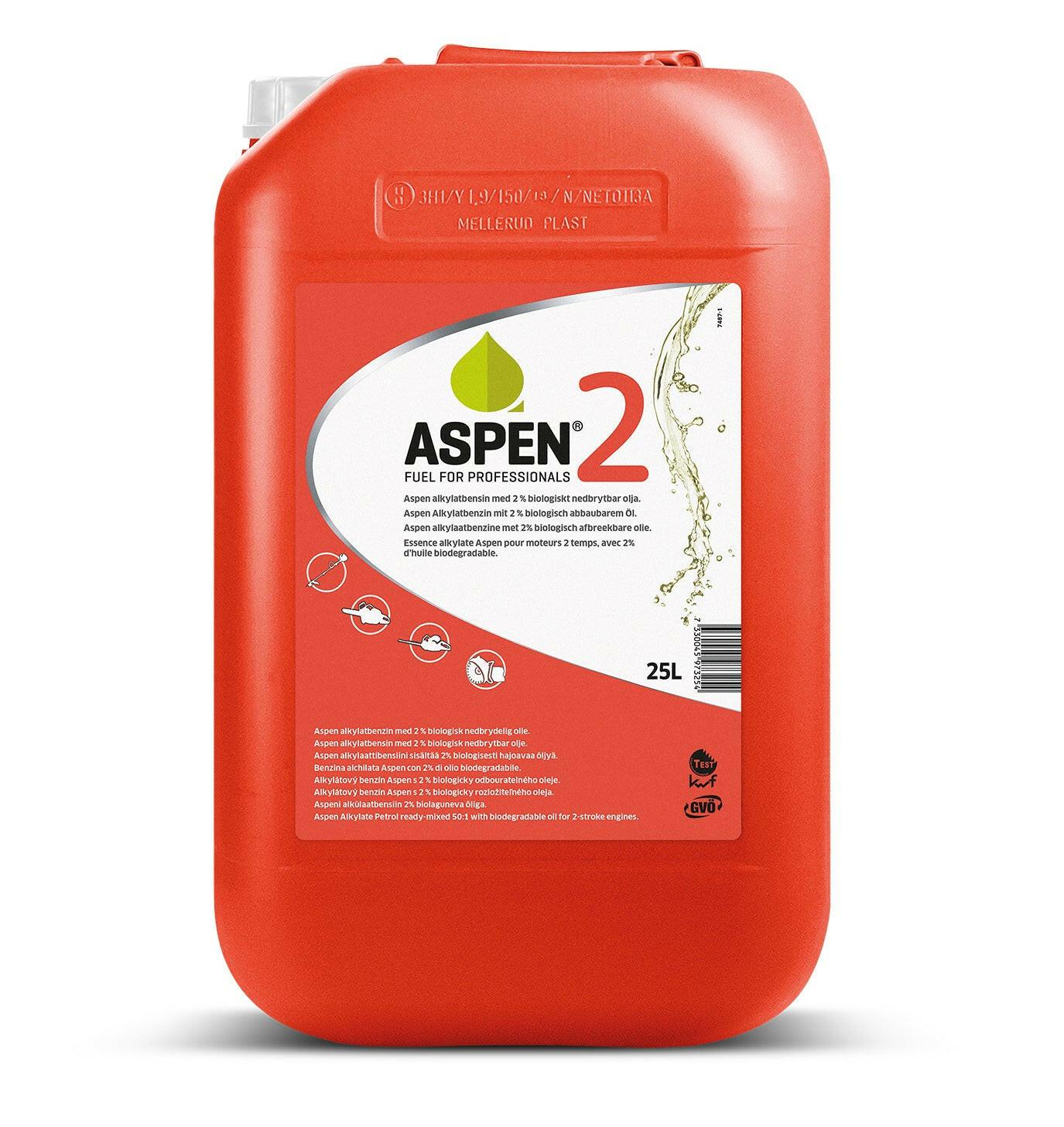 Aspen 2 Houdbare Brandstof 2-takt - 25 liter