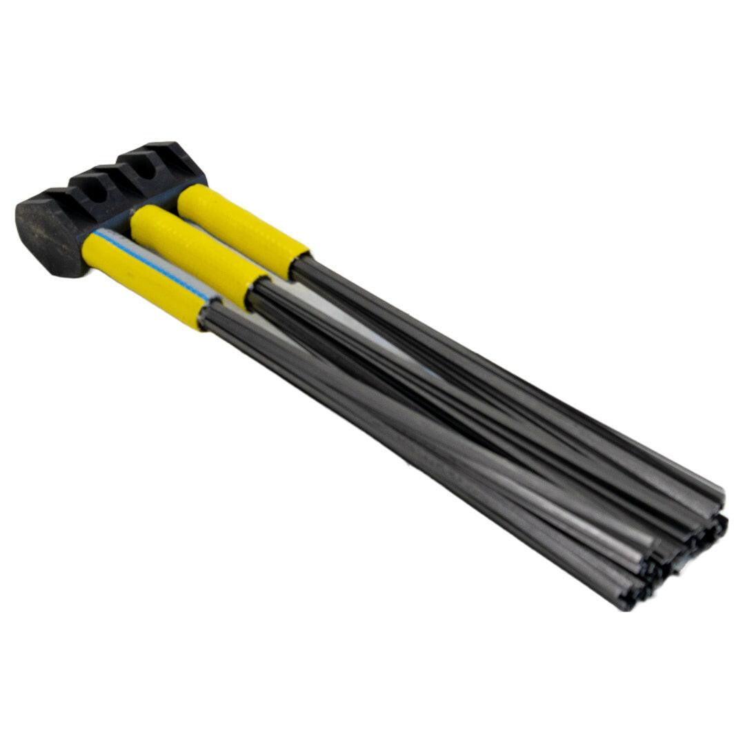 Kwern Jeu de brosses en acier - lot de 10