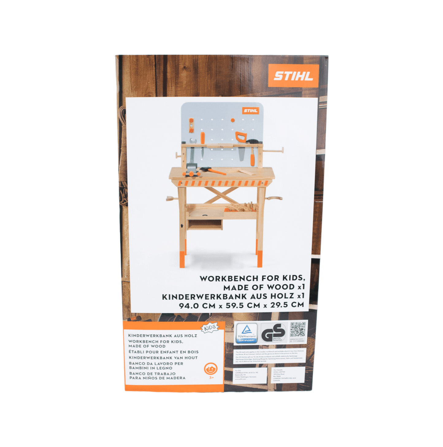 STIHL Houten Werkbank voor Kinderen