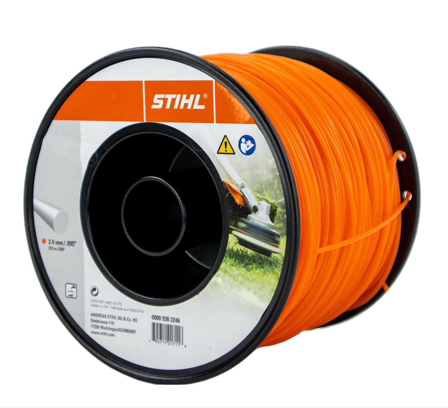 STIHL Fil de coupe rond - 2,4 mm - 83 m