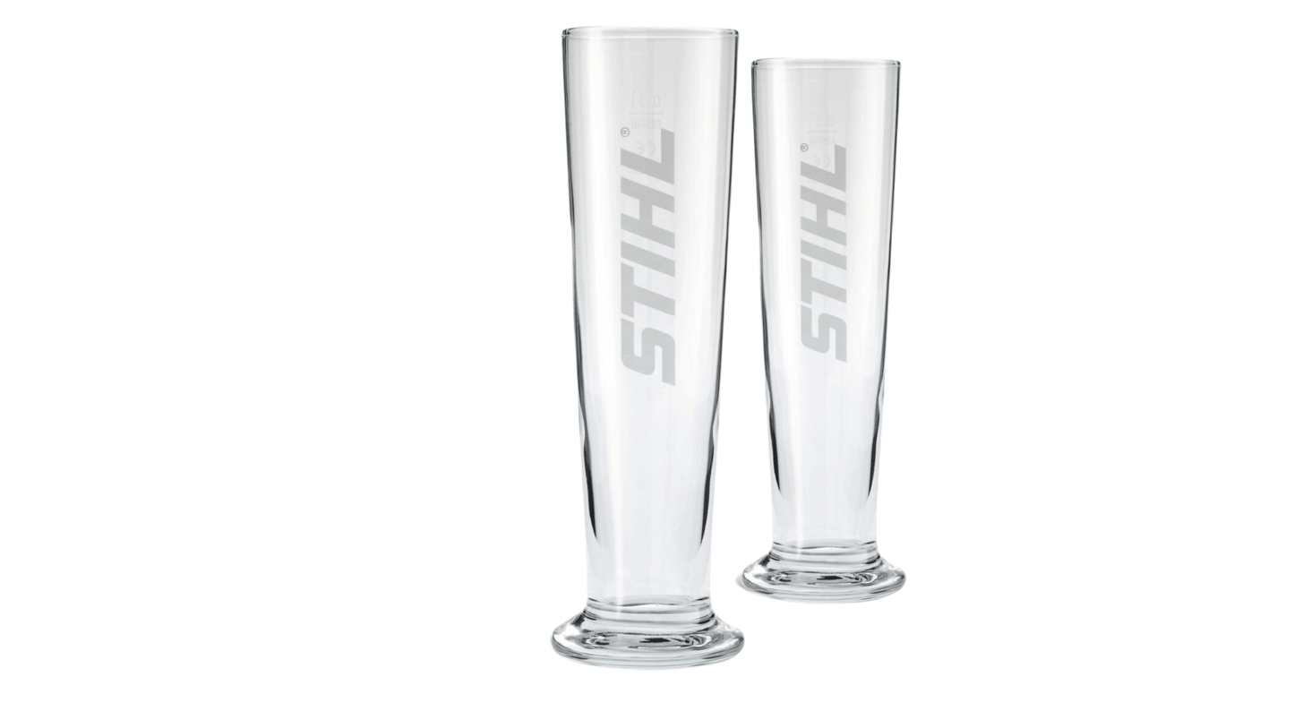 STIHL Lot de 2 verres à bière
