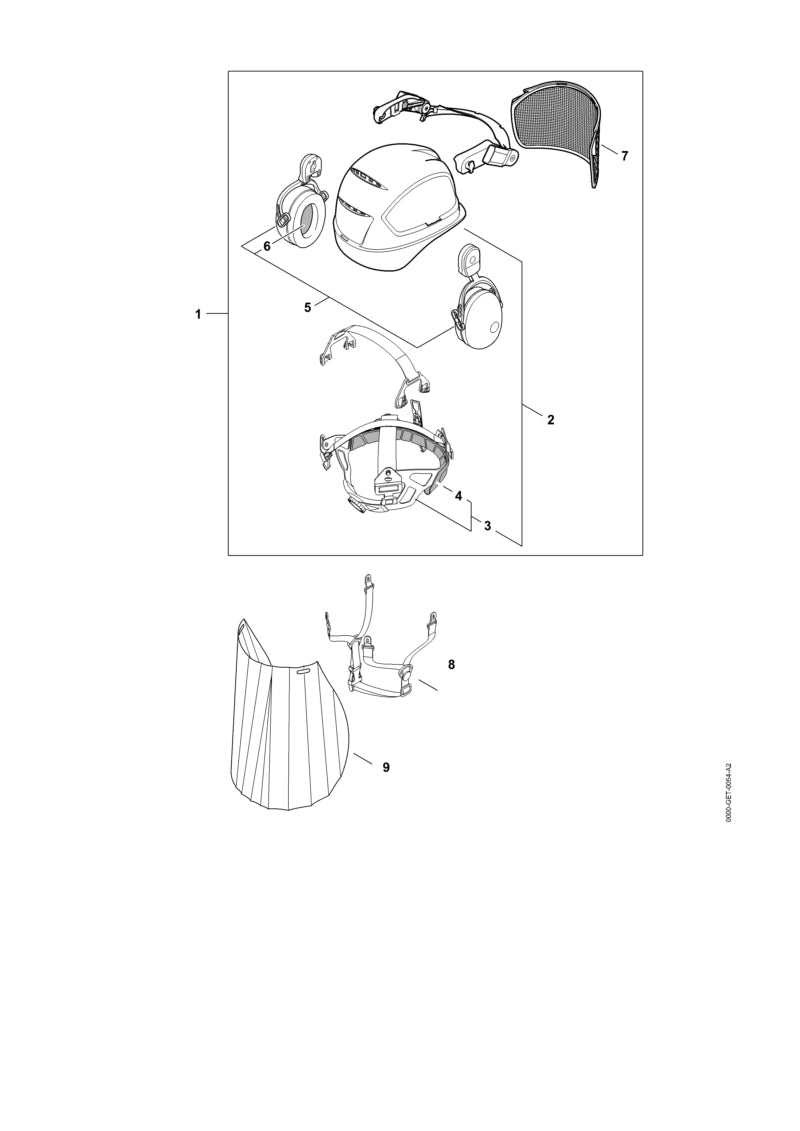 STIHL 00008899040 - Gesichtsschutz, Metallgitter DYNAMIC