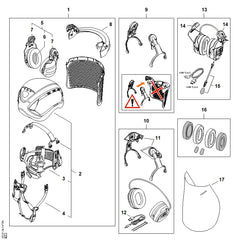 STIHL 00008899021 - Hearing protector orange