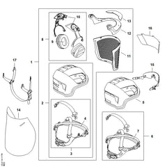 STIHL 00008899015 - Hearing protector orange