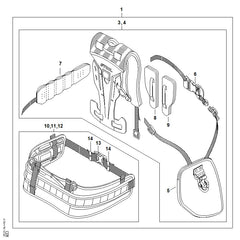 STIHL 00007402501 - STIHL Rembourrage (OEM 0000-740-2501)