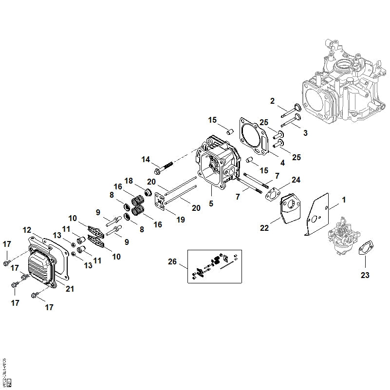 STIHL 00020071605 - Set of gaskets