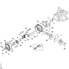 STIHL 00020071605 - Set of gaskets