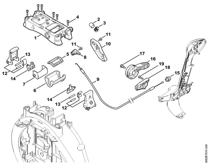 STIHL 42447912901 - Lever