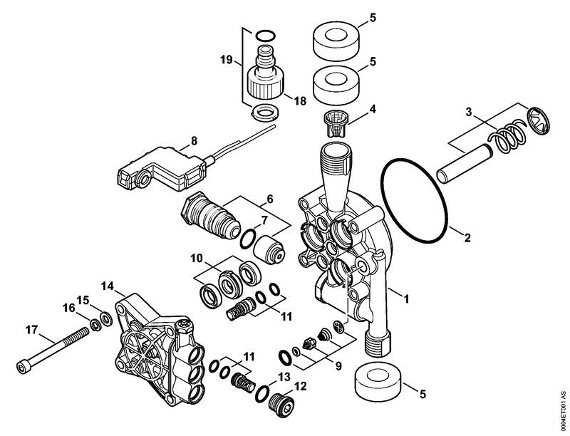 STIHL 47757607050 - Set of pistons