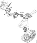STIHL Couvercle de carter de carburateur (OEM 1145-140-1901)
