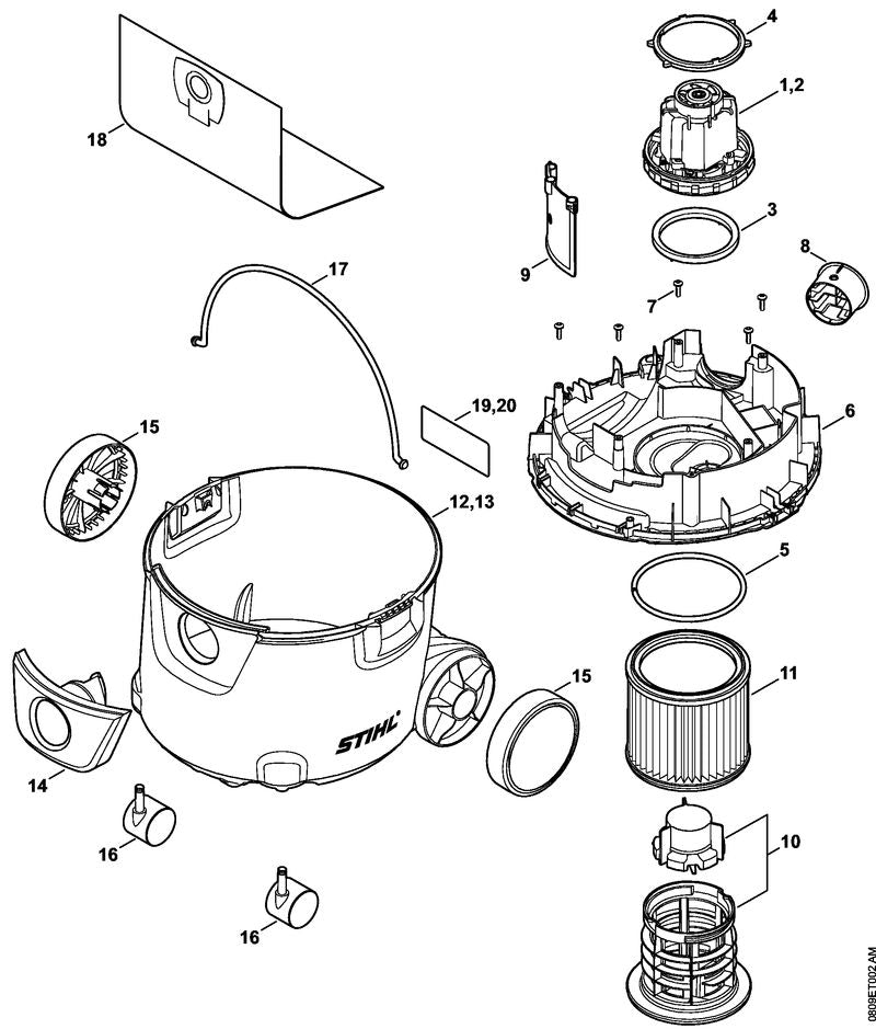 STIHL 47847008900 - Cover