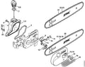 STIHL Réservoir d'huile (OEM 4182-350-0304)