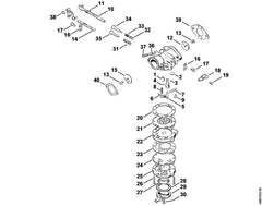 STIHL 42011213000 - Choke shaft