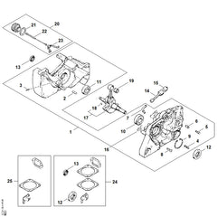 STIHL 11190290500 - Gasket
