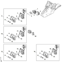 STIHL 11191237500 - Grommet