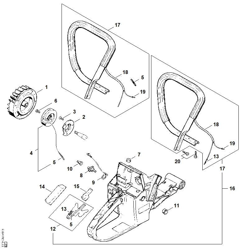 STIHL 11217919000 - Clamp