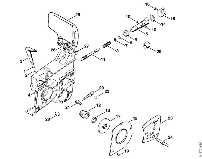 STIHL 00009512911 - Adjusting screw M6