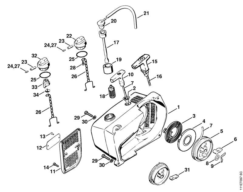STIHL 00009515800 - Grub screw