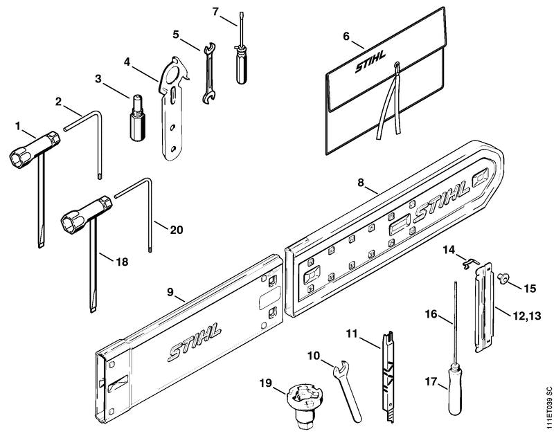 STIHL 00007929130 - Chain scabbard