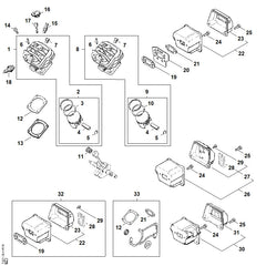 STIHL 11211413200 - Cooling plate