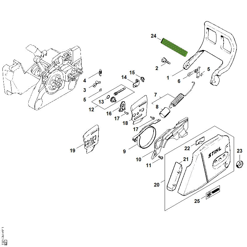 STIHL 11217929101 - Hand guard