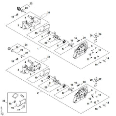 STIHL 11210300405 - Crankshaft