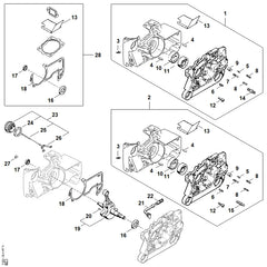 STIHL 11220300408 - Crankshaft