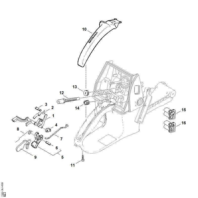 STIHL 11221820902 - Switch shaft