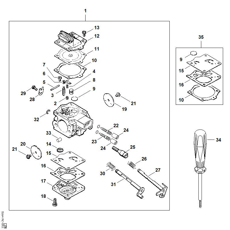 STIHL 11221226703 - High speed screw