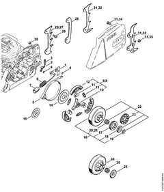 STIHL 00006600800 - Bumper spike