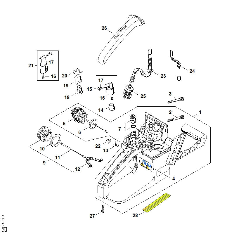 STIHL 11217910600 - Handle molding