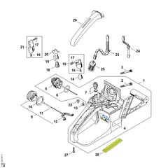 STIHL 11217910600 - Handle molding