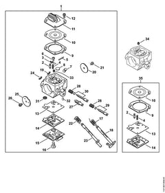 STIHL 11301215600 - Fixed jet 0.54