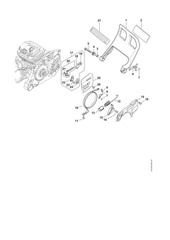 STIHL 00009673915 - Instruction label