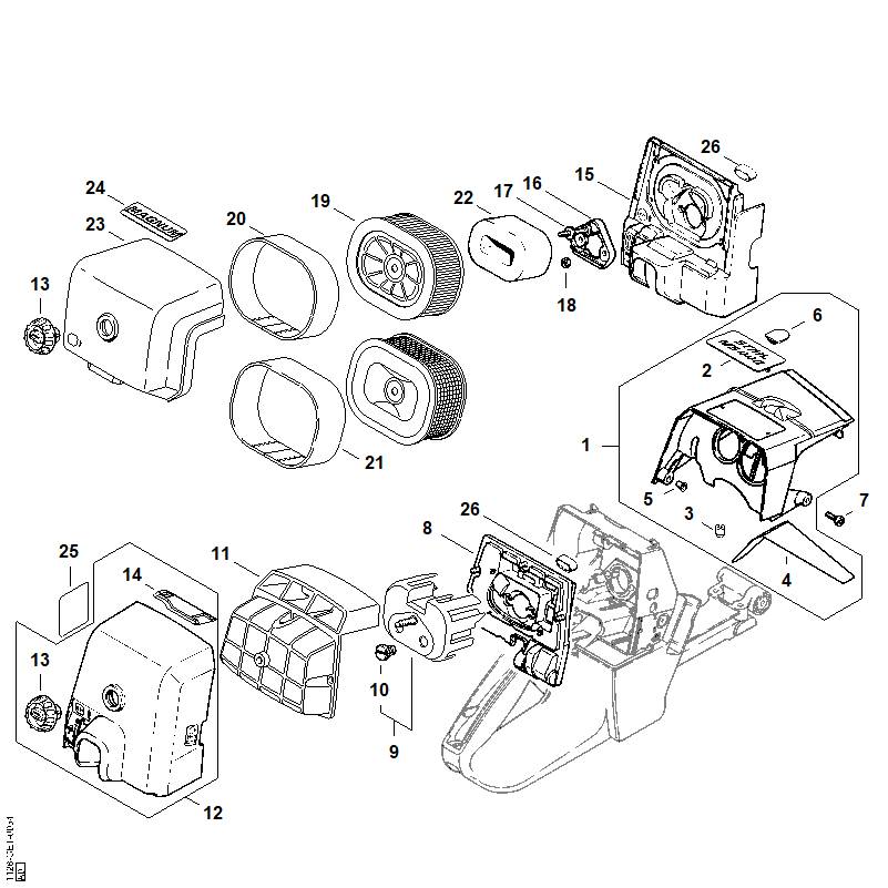 STIHL 11221414000 - Slide