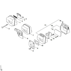 STIHL 11301413201 - Cooling plate
