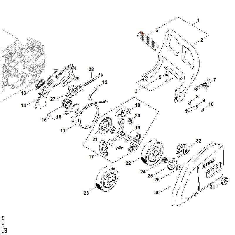 STIHL 11300211100 - Cover