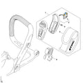 STIHL Demi-carter inférieur (OEM 0000-430-9900)
