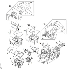 STIHL 11301243204 - Baffle plate