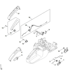 STIHL 11351602500 - Brake cable
